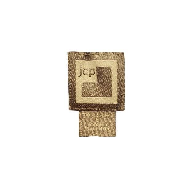 JCP Womens Sz S Blue White Striped Long Sleeve Button Down Blouse - Picture 7 of 9